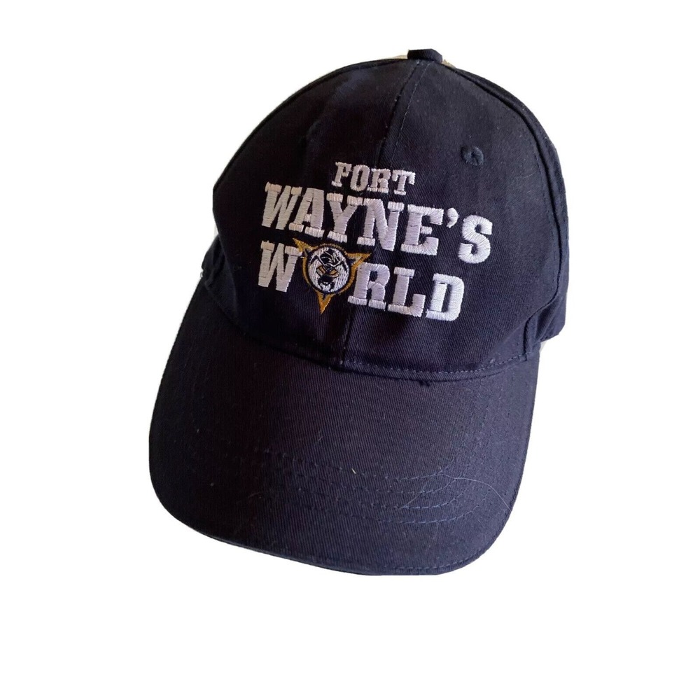 BWM Global Fort‎ Wayne's World 96.3 XKE Radio Navy Blue Embroidered Baseball Cap